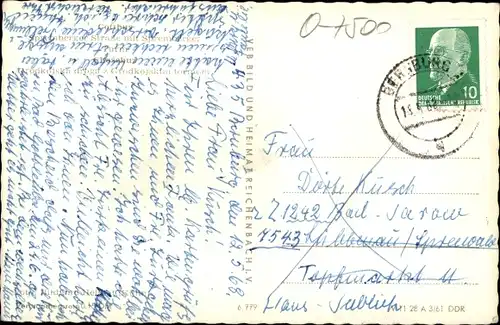 Ak Cottbus in der Niederlausitz, Partie an der Spremberger Straße mit Spremberger Turm