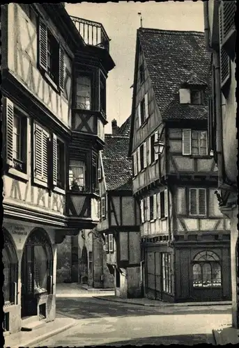 Ak Colmar Kolmar Elsass Haut Rhin, La Rue des Marchands