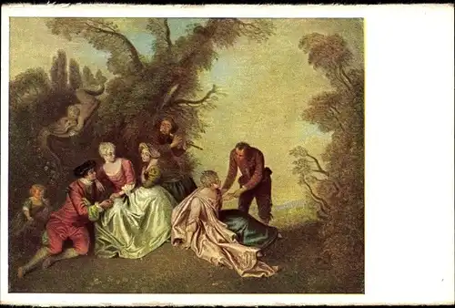 Künstler Ak Pater, Aufforderung zum Tanz, Potsdam, Schloss Sanssouci