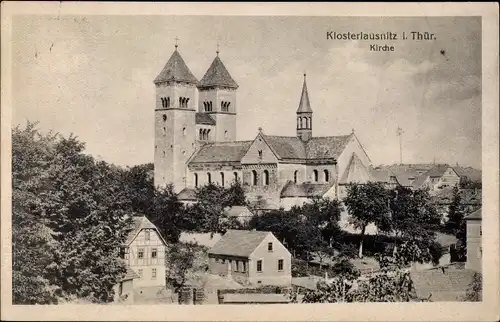 Ak Bad Klosterlausnitz in Thüringen, Blick auf die Kirche