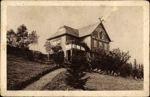 Ak Adorf im Vogtland, Blick auf das Jung Deutschland Heim