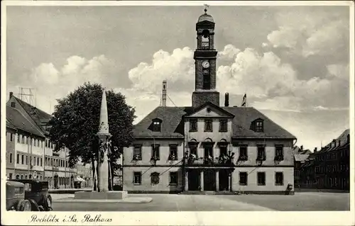 Ak Rochlitz an der Mulde, Rathaus