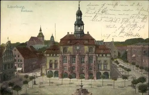 Ak Lüneburg in Niedersachsen, Rathaus