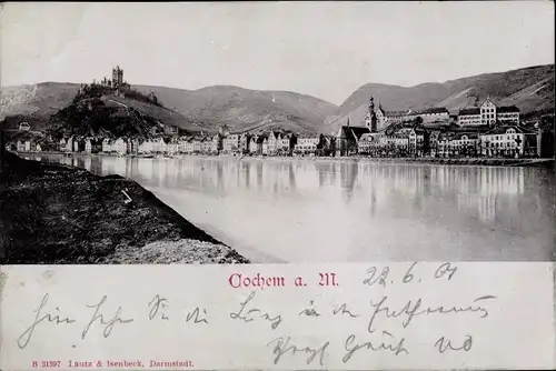 Ak Cochem an der Mosel, Panorama