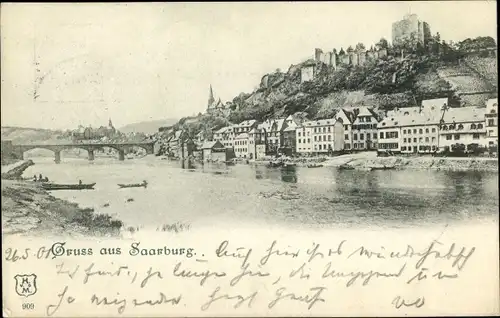 Ak Saarburg an der Saar Bezirk Trier, Panorama