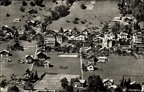 Ak Champéry Kanton Wallis, Panorama