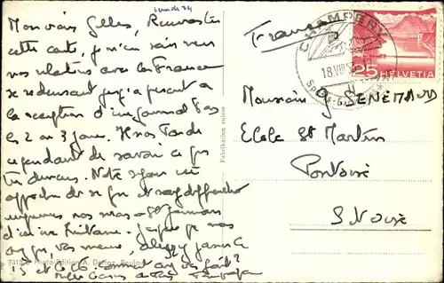 Ak Champéry Kanton Wallis, Panorama