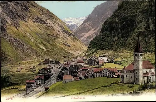 Ak Göschenen Kanton Uri, Panorama