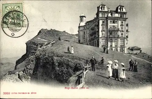 Ak Rigi Kulm Kanton Schwyz, Haus Außenansicht