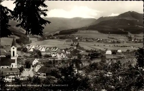 Ak Oberwinden Winden im Elztal Schwarzwald, Panorama, Hörnleberg