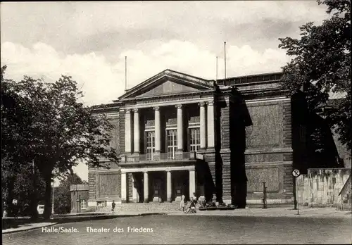 Ak Halle an der Saale, Theater des Friedens