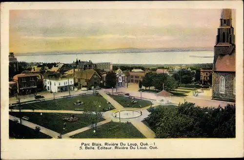 Ak Rivière-du-Loup Québec Kanada, Parc Blais, Park