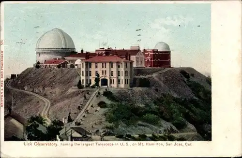 Ak San Jose Kalifornien USA, Lick Observatory, Observatorium