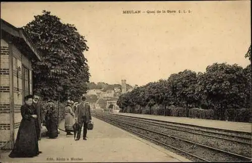 Ak Meulan en Yvelines, Quai de la Gare