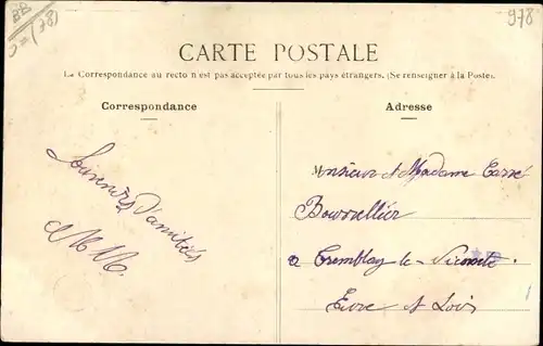 Ak Jouars-Pontchartrain Yvelines, Un Pont dans le Parc du Chateau