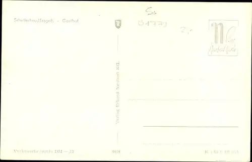Ak Schellerhau Altenberg Osterzgebirge, Gasthof