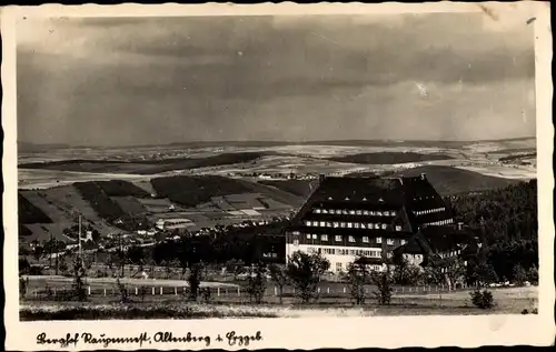 Ak Altenberg Erzgebirge, Blick von der Historischen Waldschände altes Raupennest