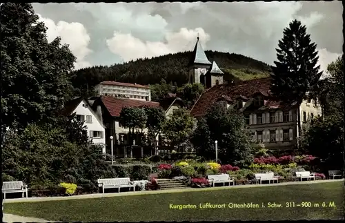 Ak Ottenhöfen im Schwarzwald, Kurgarten