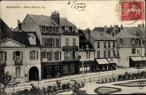 Ak Bourges Cher, Place Berry, 24