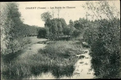 Ak Charny, Yonne, Les Bords de l´Ouanne