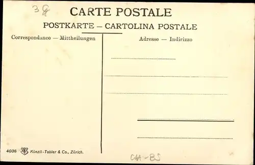 Ak Bâle Basel Stadt Schweiz, Neue Rheinbrücke und Klein Basel