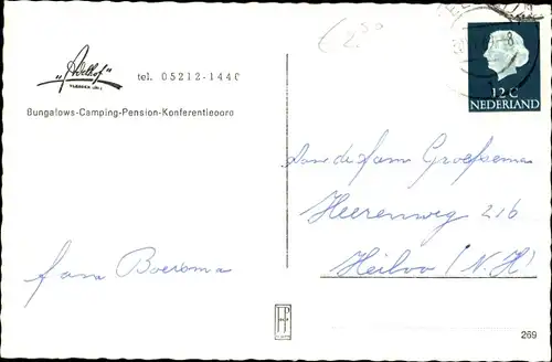 Ak Vledder Drenthe, Bungalows-Camping-Pension-Konferentieoord