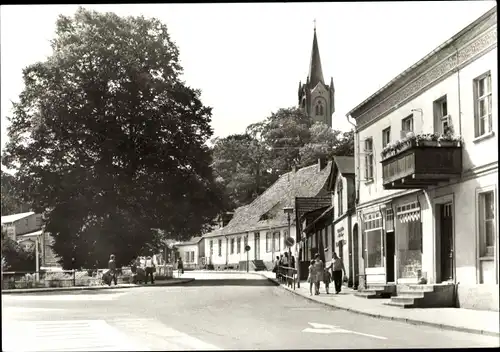 Ak Feldberg in Mecklenburg Vorpommern, Fürstenberger Straße