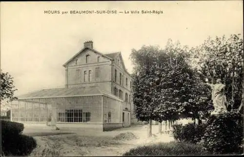 Ak Mours par Beaumont sur Oise Val d’Oise, La Villa Saint Regis