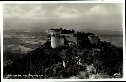 Ak Hohenneuffen in Württemberg, Luftaufnahme