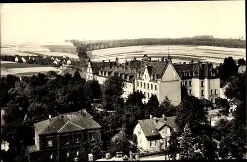 Ak Waldenburg in Sachsen, Teilansicht, Pädagogische Schule für Kindergärtnerinnen