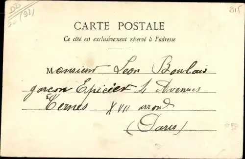 Ak Malakoff Hauts de Seine, Vue de la Mairie