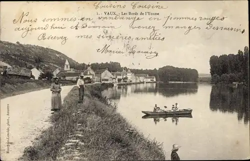 Ak Vaux Yonne, Les Bords de l'Yonne