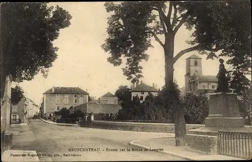 Ak Neufchâteau Vosges, Entree par la Route de Langres