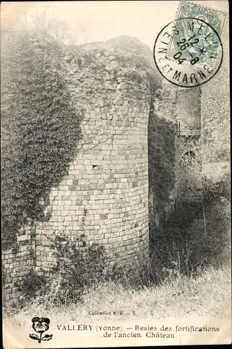 Ak Vallery Yonne, Restes des Fortifications