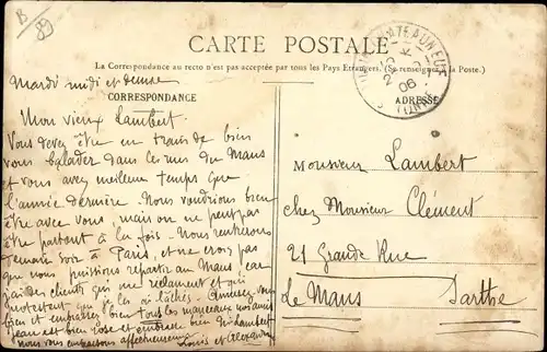 Ak Saint Aubin Chateauneuf, Vue generale