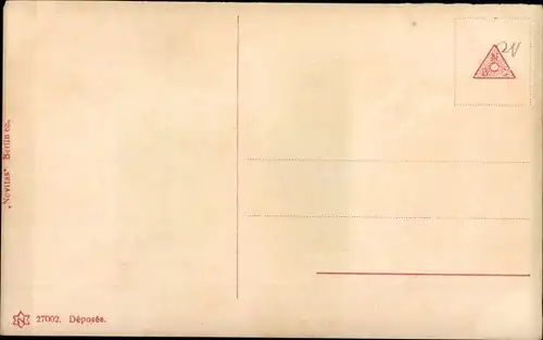 Ak Plastik Der erste Kuss, Liebespaar