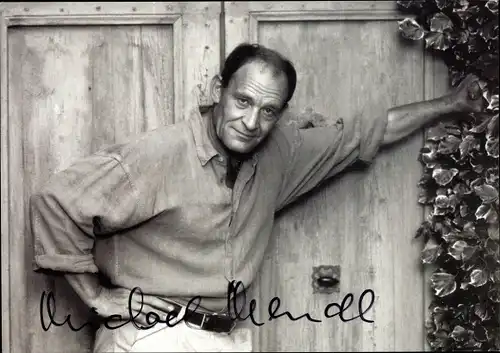 Ak Schauspieler Michael Mendl, Portrait, Autogramm