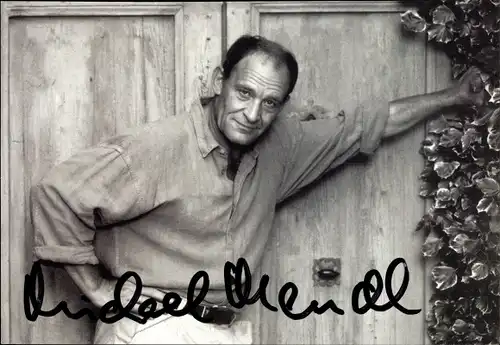 Ak Schauspieler Michael Mendl, Portrait, Autogramm