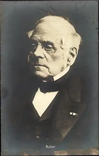 Ak Komponist Daniel-François-Esprit Auber, Portrait