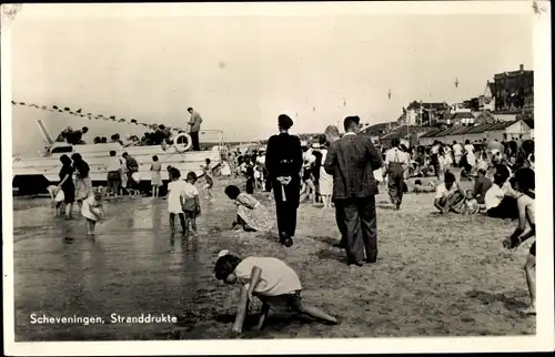 Ak Scheveningen, Den Haag, Südholland, Stranddrukte