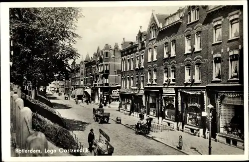 Ak Rotterdam, Südholland, Niederlande, Lege Oostzeedijk