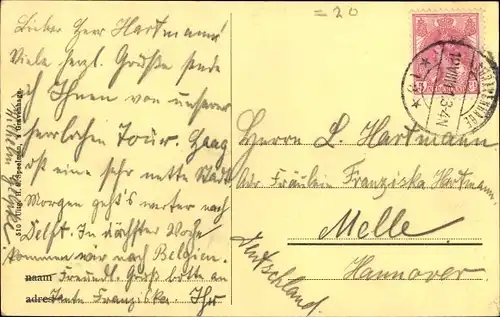 Ak 's Gravenhage Den Haag Südholland, Molen a. h. kleine Veentje