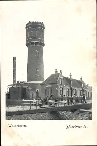 Ak Ysselmonde Rotterdam Südholland Niederlande, Wasserturm