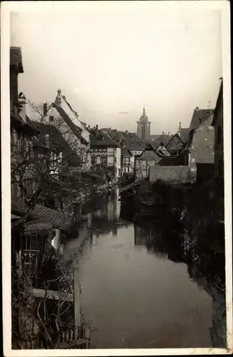 Ak Colmar Kolmar Elsass Haut Rhin, La Lauch, Teilansicht der Ortschaft