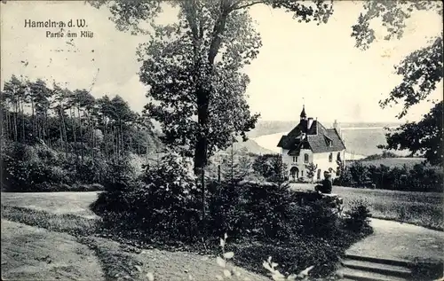 Ak Hameln an der Weser Niedersachsen, Partie am Klüt