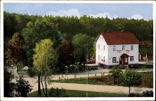 Ak Weinböhla in Sachsen, Gartenrestaurant Waldfrieden