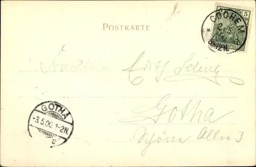 Ak Cochem an der Mosel, Panorama, Germania Hôtel