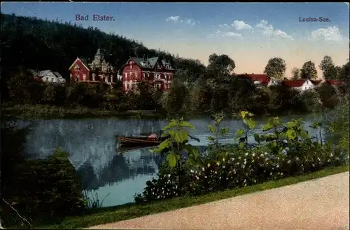 Ak Bad Elster im Vogtland, Louisa See