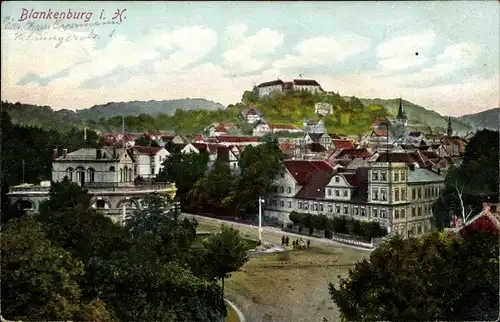 Ak Blankenburg am Harz, Panorama