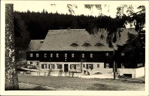 Ak Grumbach Jöhstadt im Erzgebirge Sachsen, Jugendherberge Raummühle